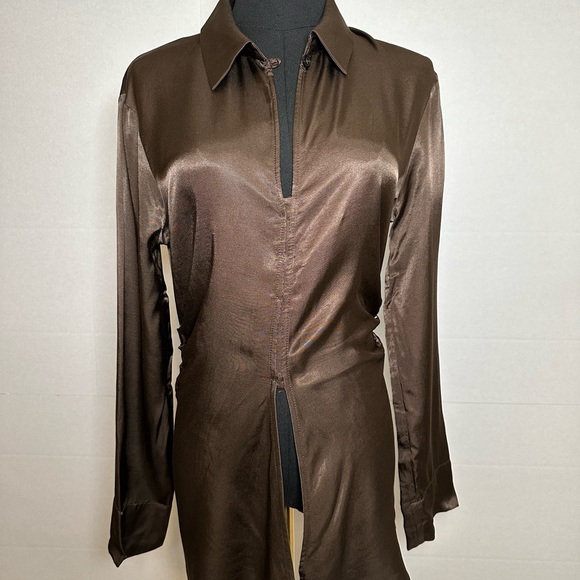 Zara Satin Blouse - Picture 3 of 4